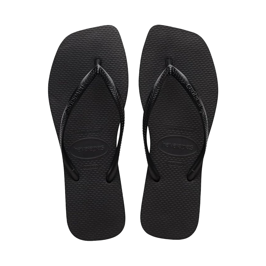 Havaianas Women's Slim Square Solid Flip Flops