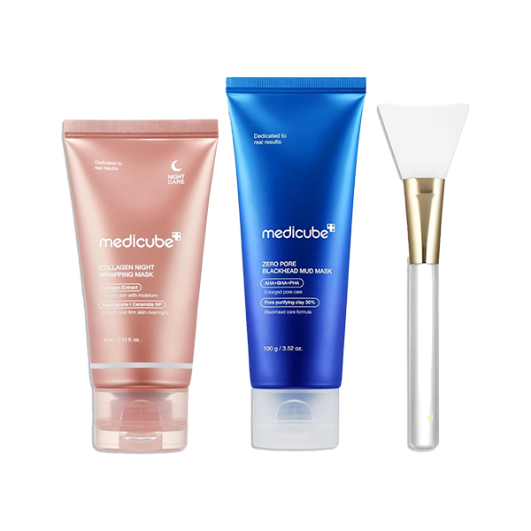 Medicube Korean Viral Glass Skin Faical Mask Duo