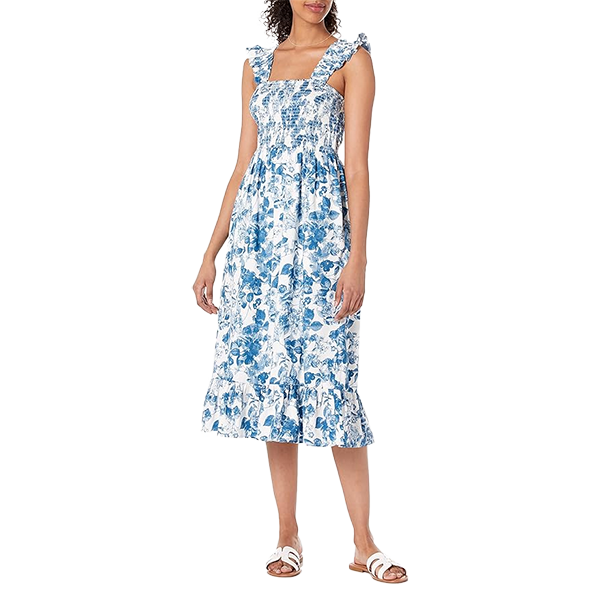 Ruffled Midi Dress