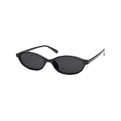 Retro Oval Cat Eye Sunglasses for Women Y2k Trendy Narrow Sunnies Designer Sun Glasses AR82253
