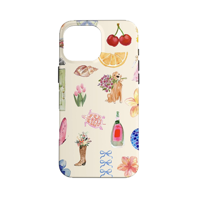 iPhone 16 Pro Max Aesthetic Italian European Summer Preppy Collage Case