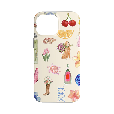 iPhone 16 Pro Max Aesthetic Italian European Summer Preppy Collage Case